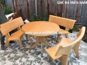 Bo ghe da tron mau vang 1
