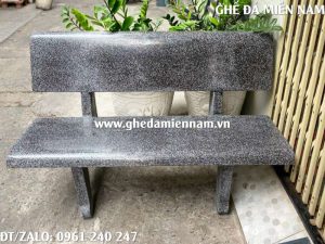 ghế đá màu đen